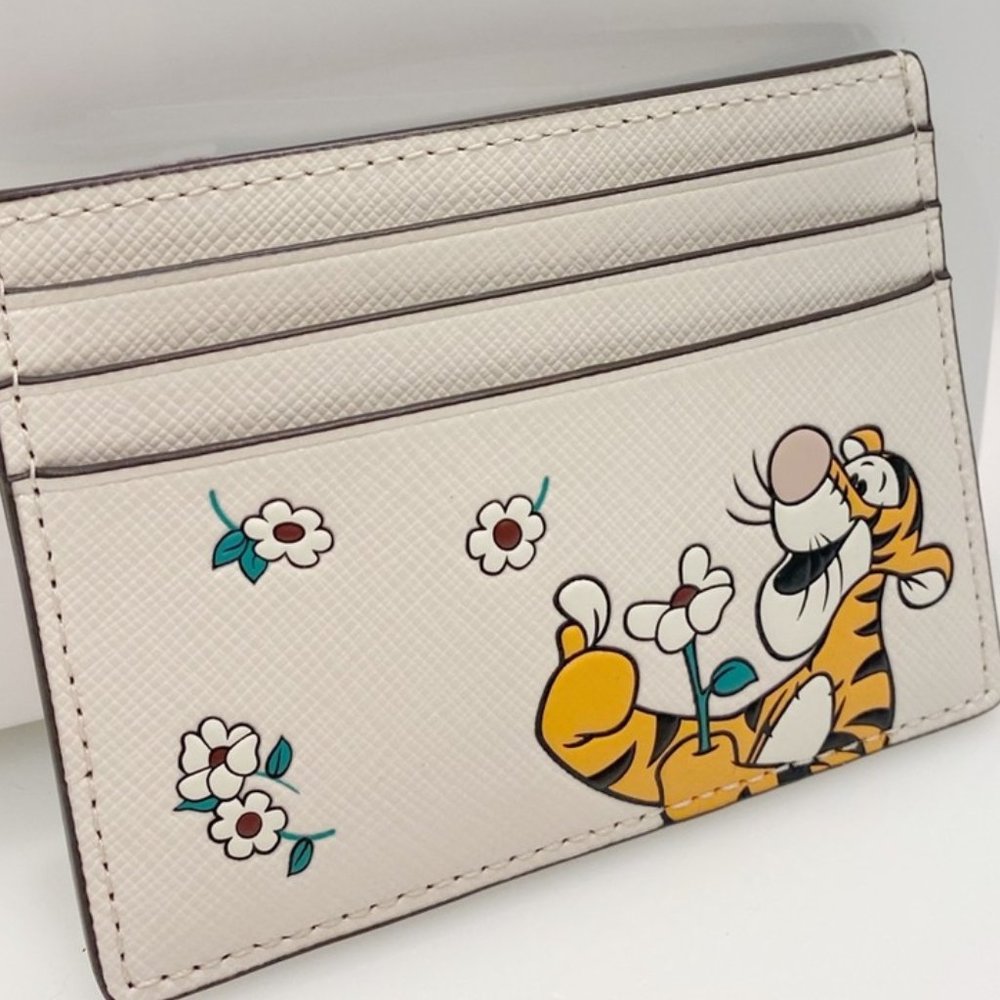 Kate Spade X Disney Tigger Card Case Cardholder Wallet Parchment